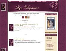 Tablet Screenshot of lysvoyance.com